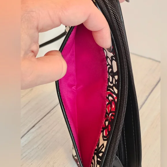 Coach Poppy Daisy Floral Graffiti Wristlet Wallet - Picture 5 of 10